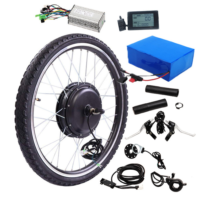 27.5 inch wheel fat tire 48v 1000w 15000w 2000w brushless rearless rear hub motor electric bike conversion kit