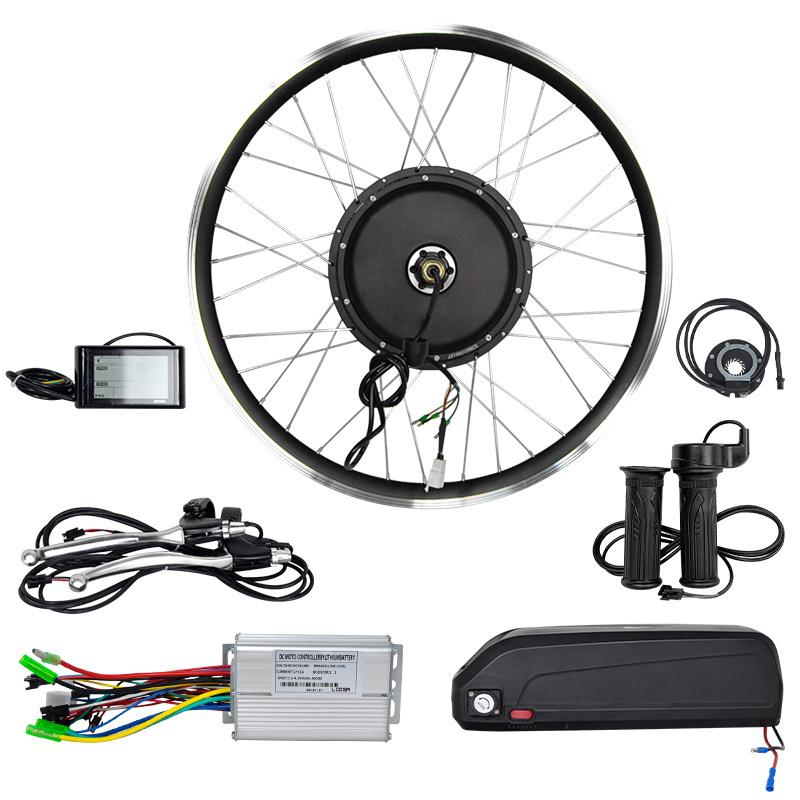 1500W Motor Wheel 48V 500W 1000W Ebike Kit Front/Rear Hub motor 350W 36V E Bike Motor 26 inch LCD Electric Bike Conversion Kit