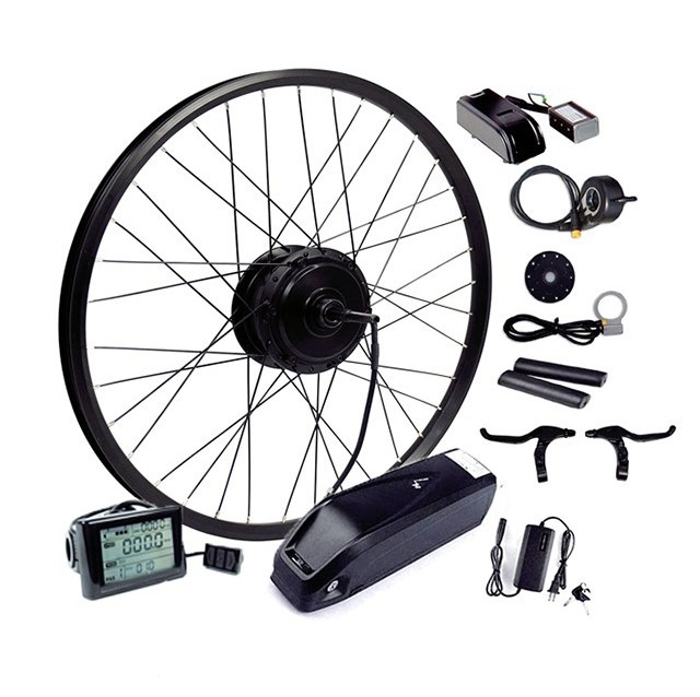 27.5 inch wheel fat tire 48v 1000w 15000w 2000w brushless rearless rear hub motor electric bike conversion kit