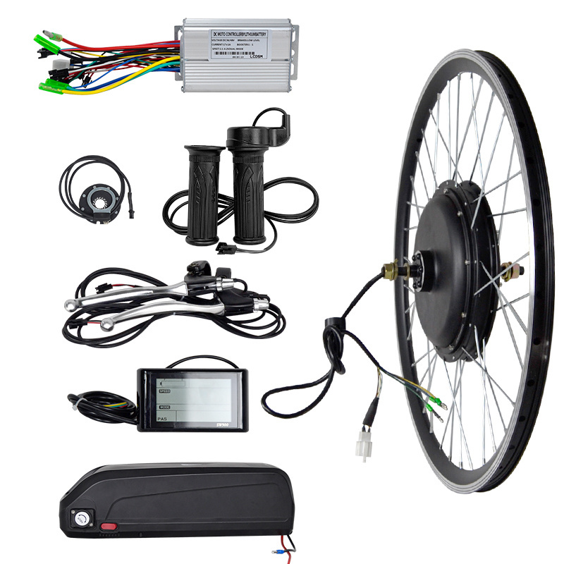 1500W Motor Wheel 48V 500W 1000W Ebike Kit Front/Rear Hub motor 350W 36V E Bike Motor 26 inch LCD Electric Bike Conversion Kit