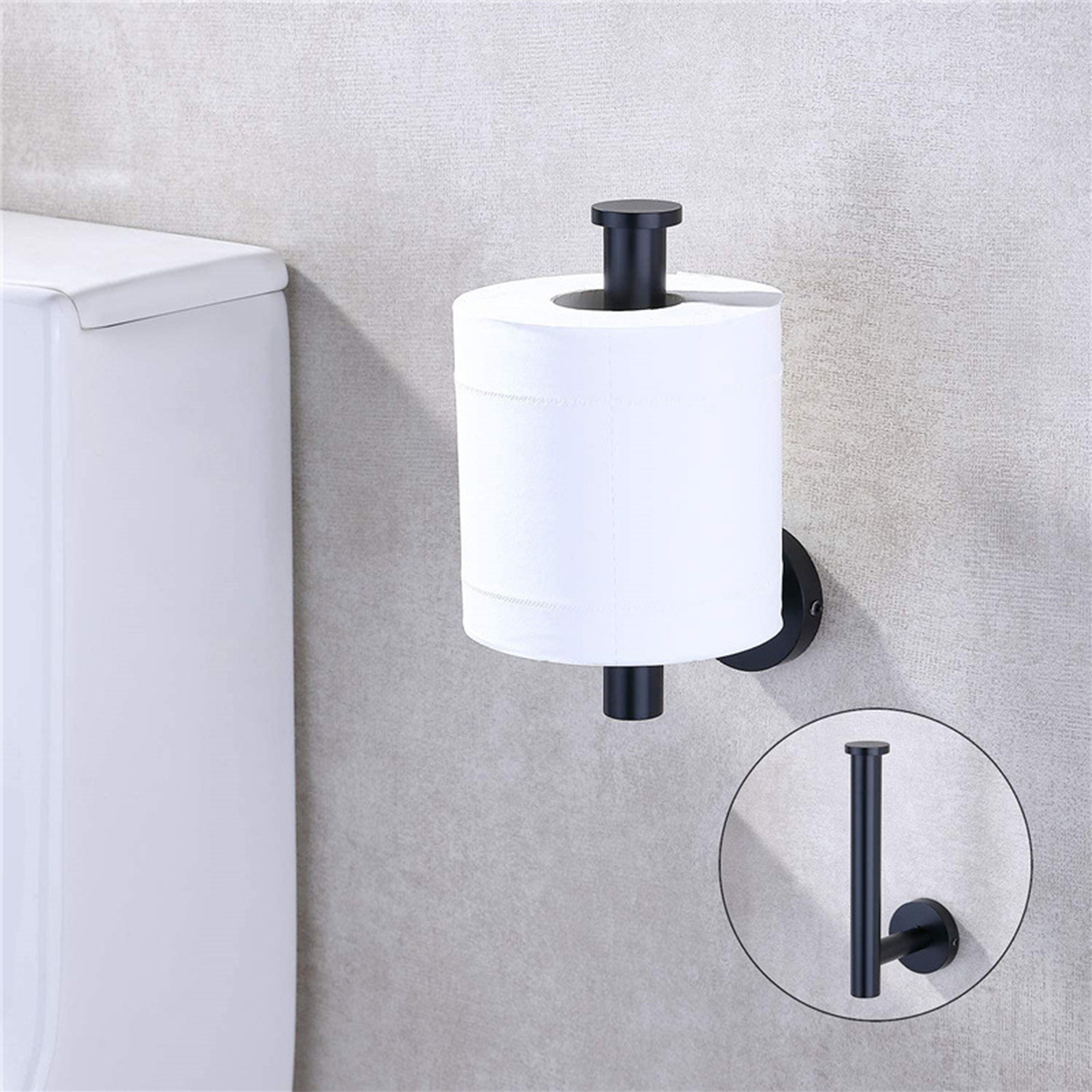 SUS304 Stainless Steel Wall Mount Brushed Toilet Paper Holder