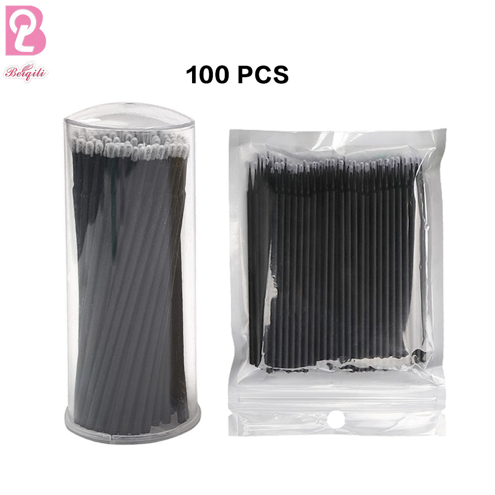 Beiqili Free Sample 100 pcs/box Colorful Dental Disposable Micro Applicator / Microbrush / Micro Brush