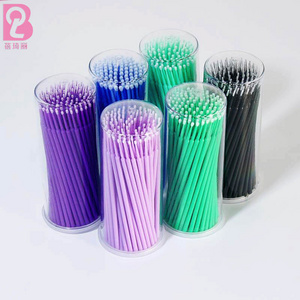 Beiqili Free Sample 100 pcs/box Colorful Dental Disposable Micro Applicator / Microbrush / Micro Brush