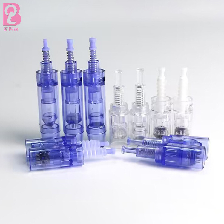 Beiqili Best Dr Pen Micro Needle A6 Dermapen Replaceable Needle Cartridge, Oem Blue Needle Cartridge For Electric Derma Pen