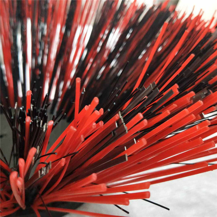 City Sweeper Custom PP Mixed Steel Wire 4 Rows Sweeper Side Brush