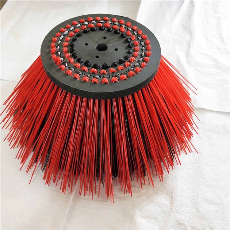 City Sweeper Custom PP Mixed Steel Wire 4 Rows Sweeper Side Brush