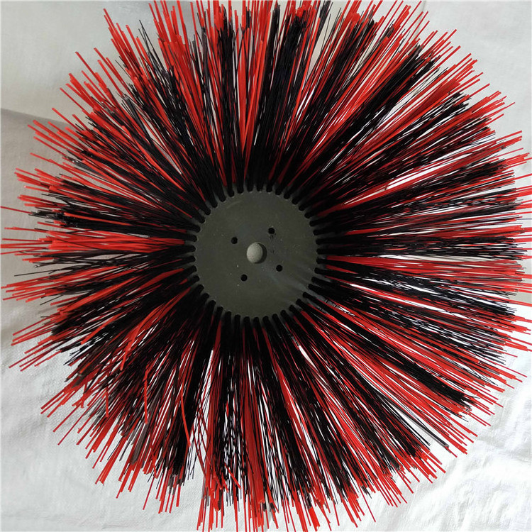 City Sweeper Custom PP Mixed Steel Wire 4 Rows Sweeper Side Brush