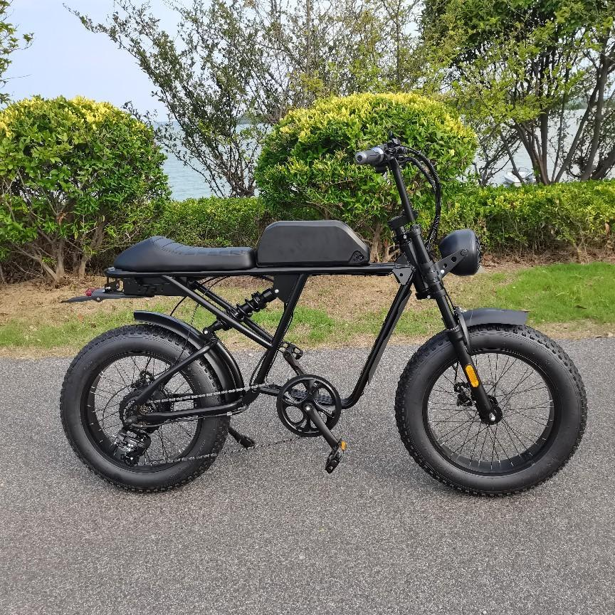 Kontax 2021 Cool Design 26 inch Fat Tire Carbon Fiber Ebike Hidden Battery Carbon Fiber Electric Bicycle