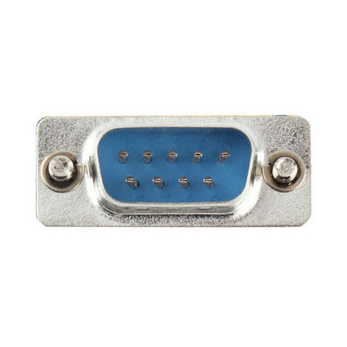 Low Profile RS232 Serial Cable DB9 9Pin Mini Gender Changer Male to Female Connector