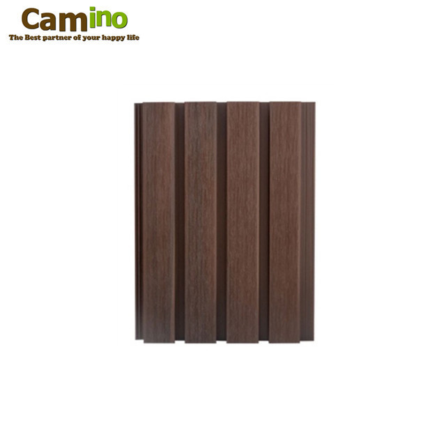 outdoor wall panel external wall cladding exterior PE co-extrusion exterior wood plastic coconut shell wall panel