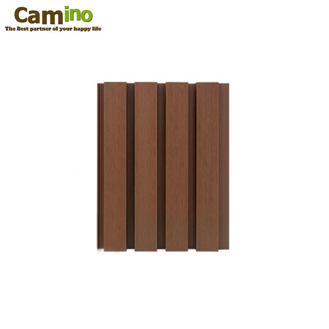 outdoor wall panel external wall cladding exterior PE co-extrusion exterior wood plastic coconut shell wall panel