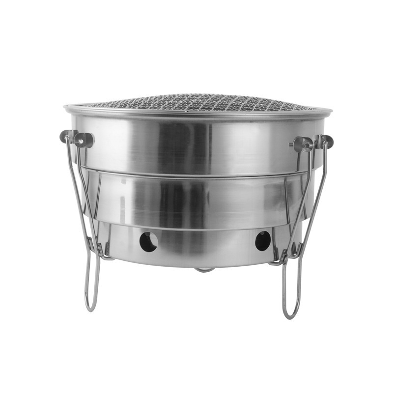 Wholesale commercial custom multi size stainless steel Japanese style Portable charcoal BBQ Grill Folding Camping BBQ stove