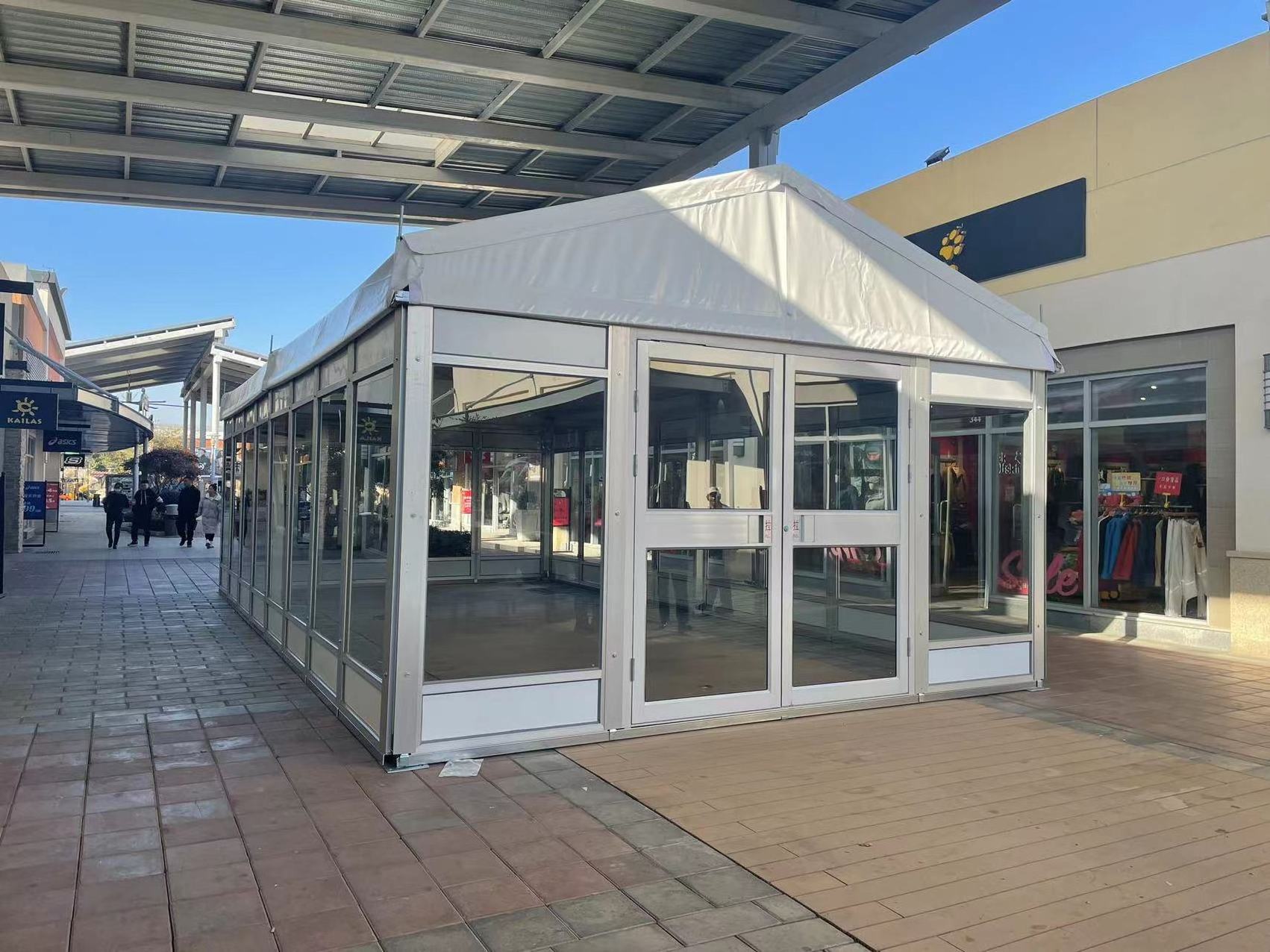 Professional Manufacture Outdoor Tent waterproof Exhibition tents with glass walls tent