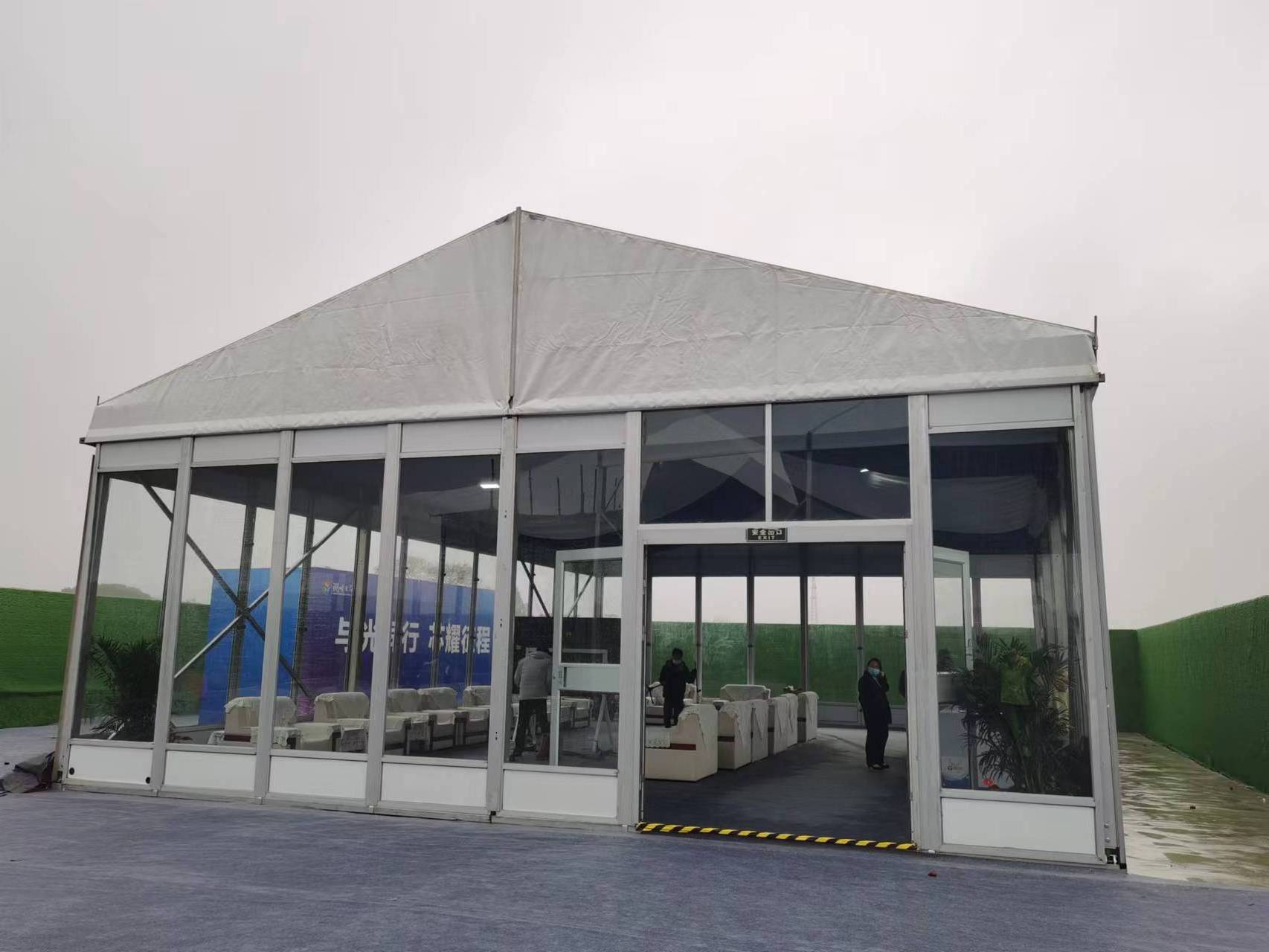 Aluminum Frame Glass Wall Marquee tent for Wedding Party Events