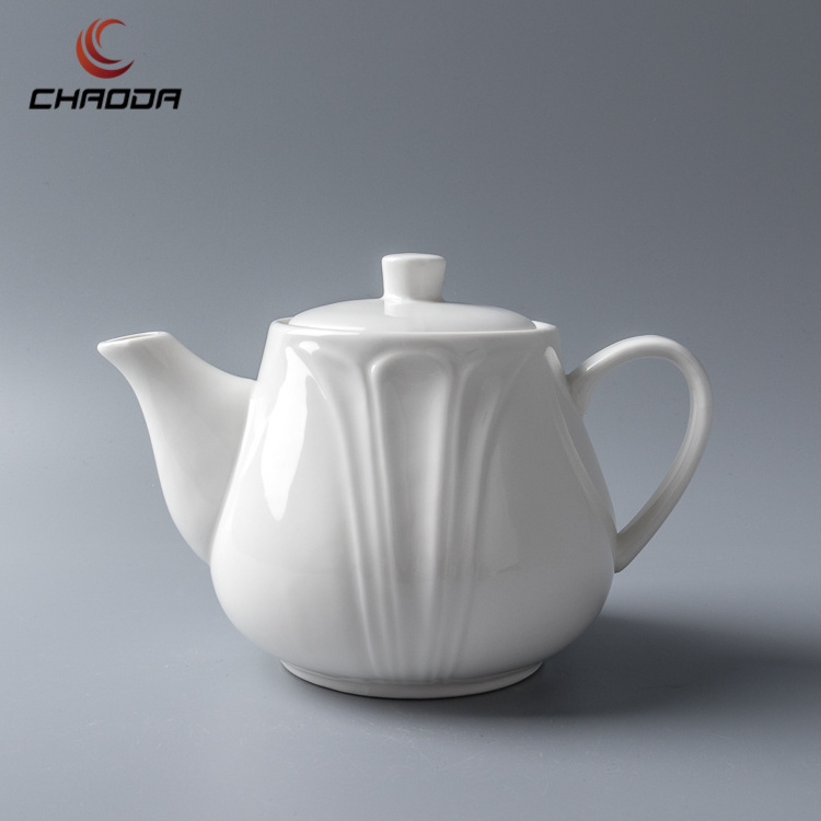 CHAODA Hot Sells Japanese Style Ceramic Kettle decal ceramic teapot promotional tea set coffee pot with cup