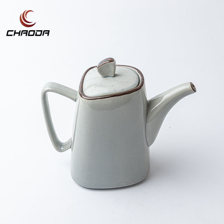 CHAODA Factory Wholesale Modern Porcelain Ceramic Teapot Chinese Ceramic Tea Pot Set For Sale