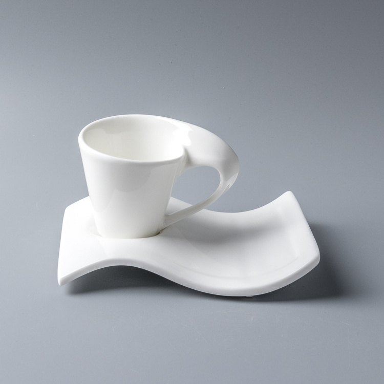 80-330ml White and color Ceramic Coffee Tea Cup And Saucer article Coffee Cup And Saucers With Logo Porcelain Tea Cup Saucer Set