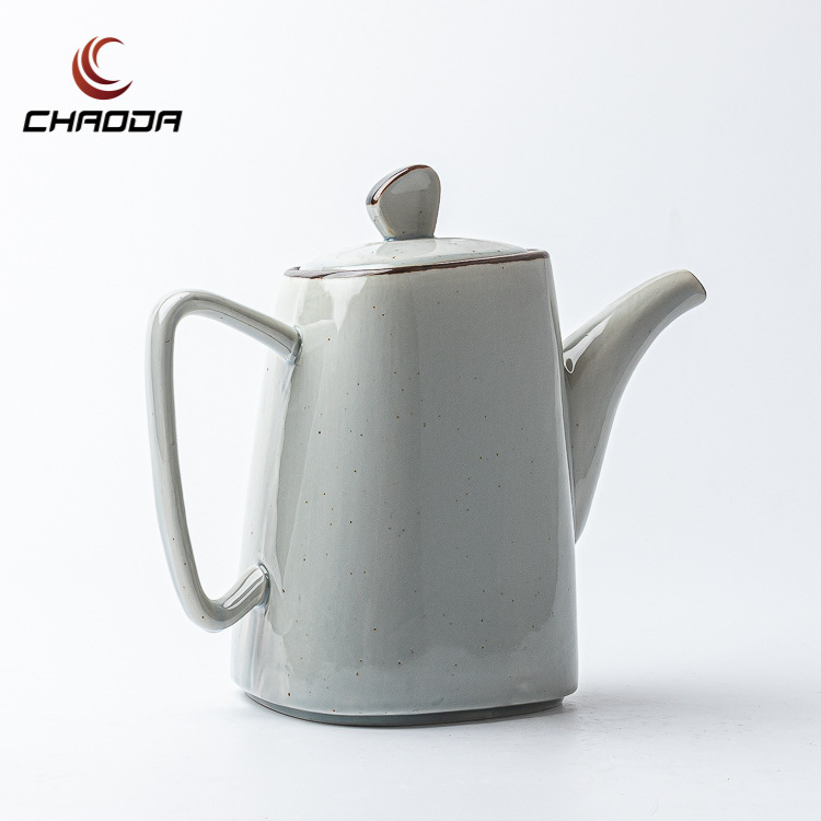 CHAODA Factory Wholesale Modern Porcelain Ceramic Teapot Chinese Ceramic Tea Pot Set For Sale