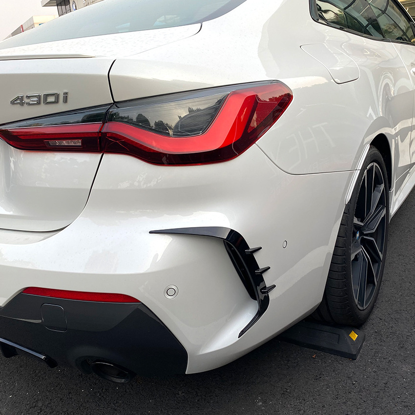 AMP-Z Wholesale car accessories Rear Bumper Splitter for BMW 4 Series 2020+ G22 G23 G26 M Sport Front Bumper lip