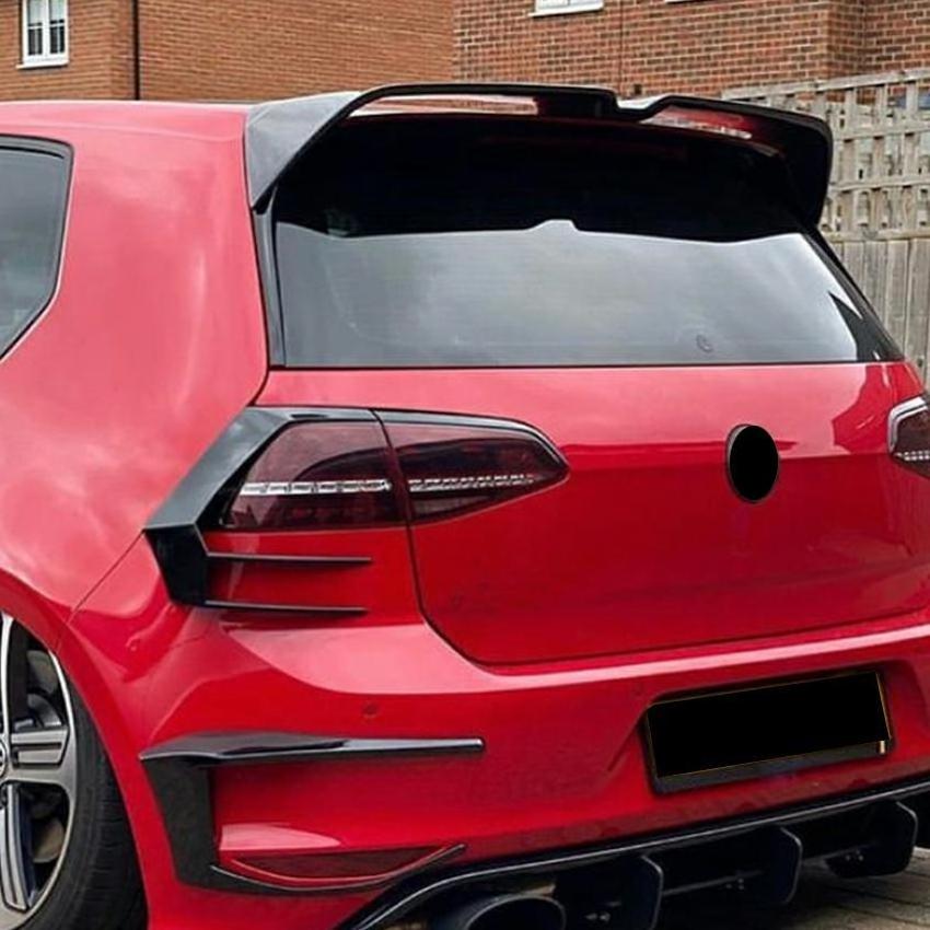 AMP-Z Car Spoiler Auto Body Kits For Volkswagen Golf MK7/7.5 GTI/R 2013-2019 Rear Trunk Wing