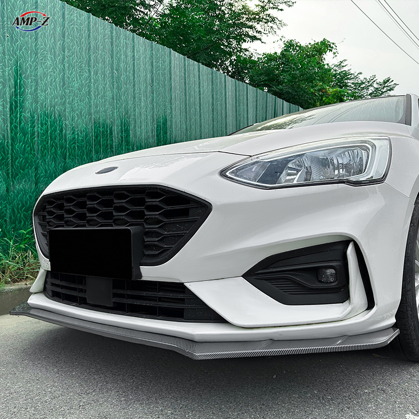 AMP-Z Hot Sale Factory Price Plastic Material Front Bumper Lip Front Splitter For Ford Focus MK4 ST Line 2019-2022