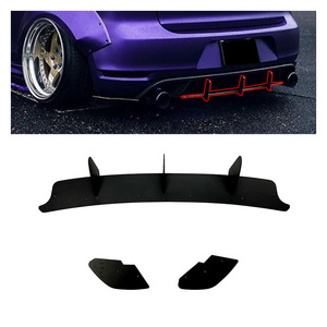 AMP-Z Golf MK6  Rear Diffuser Splitter Auto Body Kits For Volkswagen Golf MK6 GTI 2008-2013