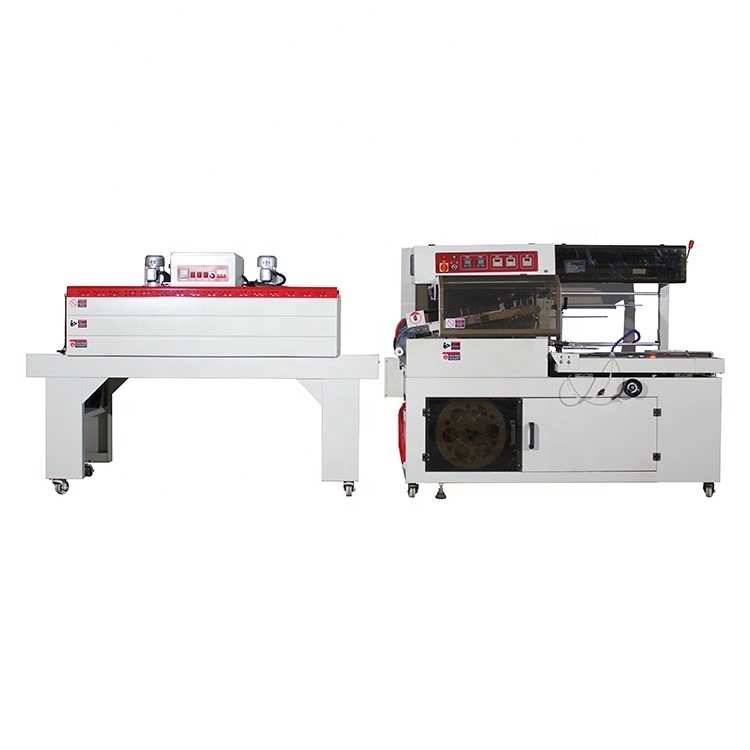 L sealer pof shrink film machine / gift box shrinking packing machine for paper boxes