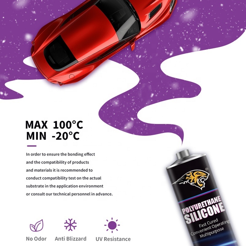 High Quality Auto Polyurethane Sealant Adhesive Black White Windshield PU Sealant For Car