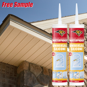 high-quality white Caulk Neutral roof and gutter weatherproofing awning Silicone Sealants manufacturer for Glass