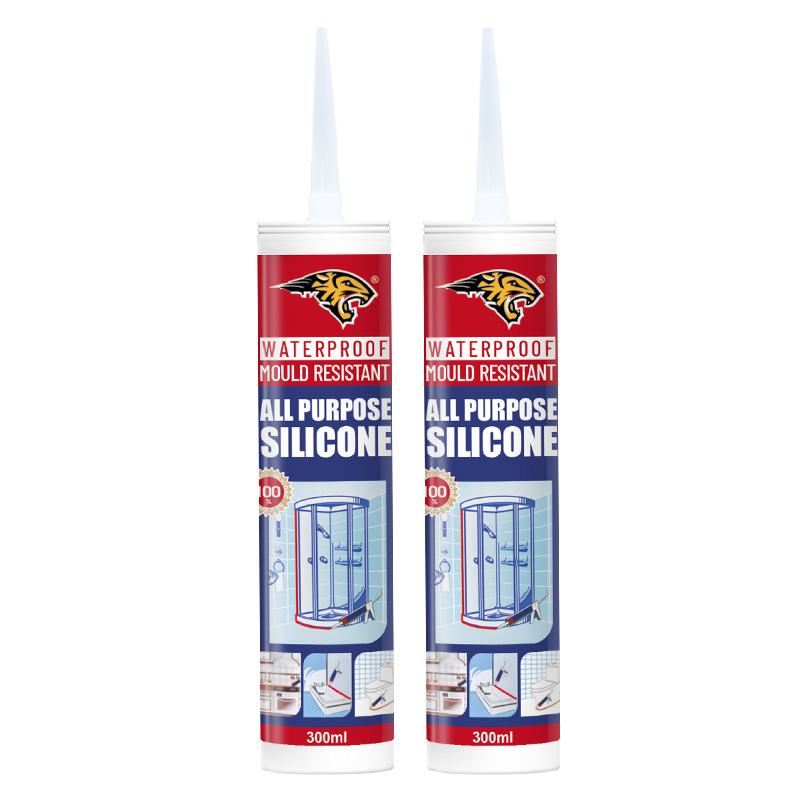 Waterproof Glue Floor Adhesion Acrylic Gap Gold Ceramics Tile RTV Silicone Rubber Adhesive Sealant