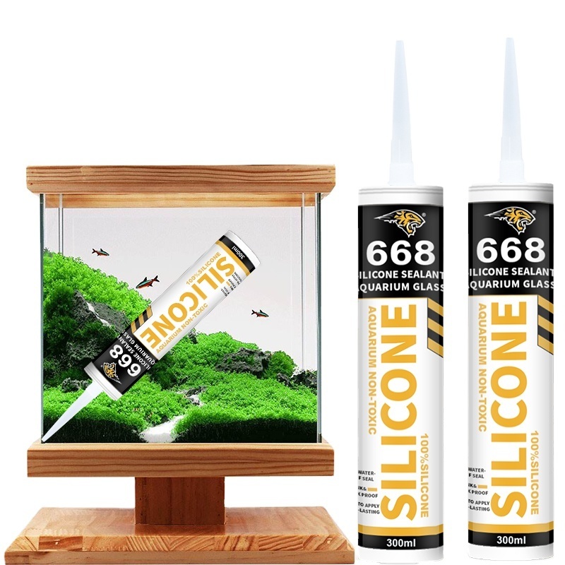 Best-selling acetic silicone sealant acid clear aquarium glass glue