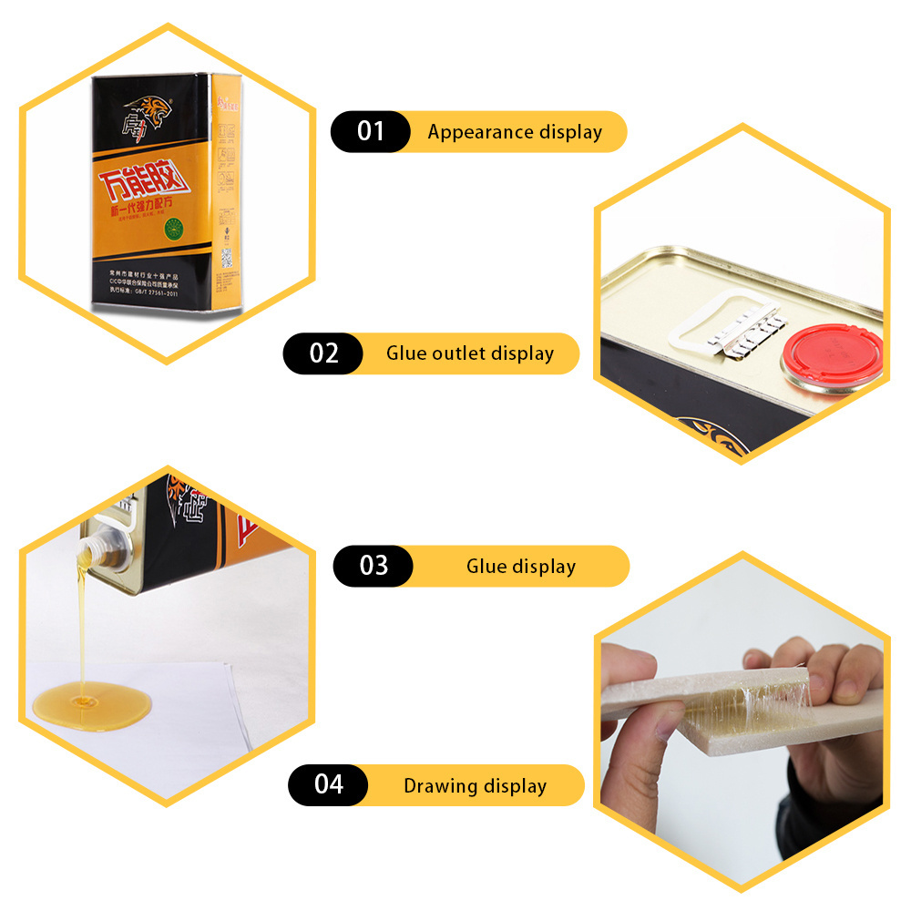 Transparent solvent based Chloroprene adhesive universal glue For Product assembly