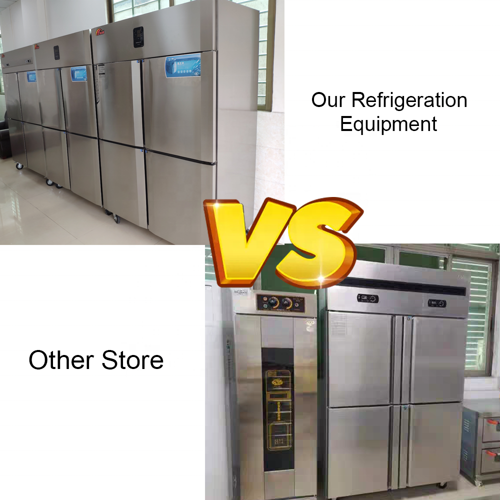 Commercial Restaurant Refrigerators Frezer Industrial 6 Door Fridge Freezer Koelkast Frizer Large Kulkas Congelateur Frigo Frigo