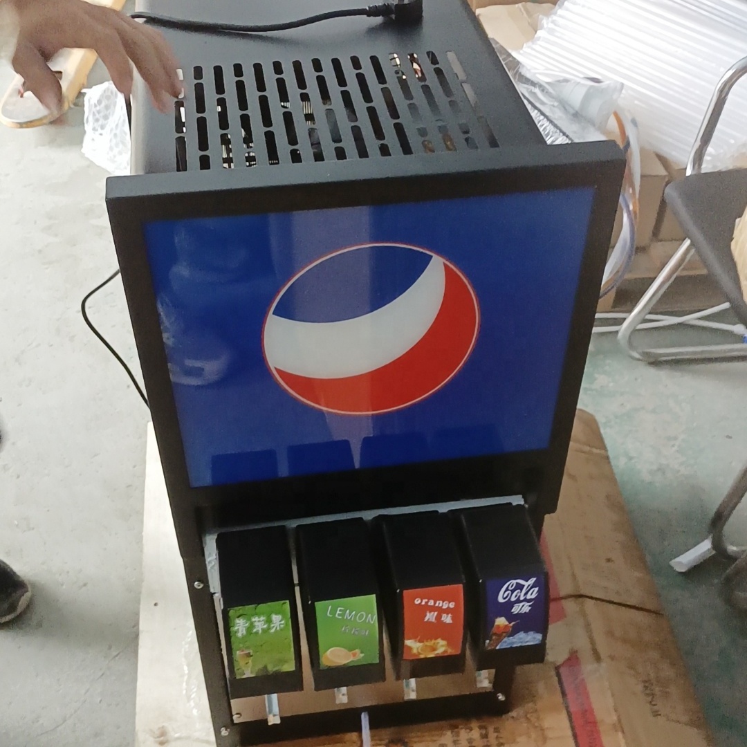 Commercial Automatic Soft Drink Fountain Cola Post Mix Machines Beverage Small Pepsi Dispenser Soda Fountain Machine