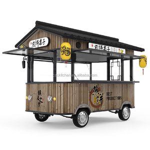 Coffee Gelato Crepe Fast Food Trucks Carts Vans Cater Fully Equipped Mobile Catering Food Trailer with Full Kitchen Equipments