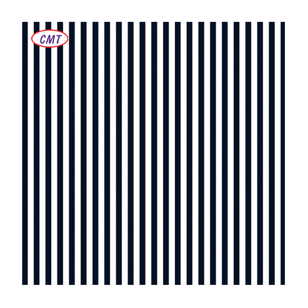 Low cost and high quality  black white stripe printed pu coated 600d polyester waterproof oxford beach chair fabric