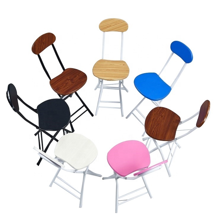 Living Room Chairs Folding Portable Adult Simple Conference Backrest Plastic Stool Modern Minimalist Household