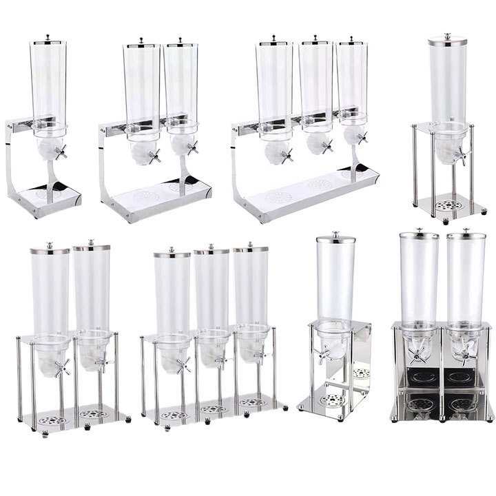 YITIAN Restaurant Hotel Commercial equipment Milk Juice Self-service Glass Dispenser Beverage Rack