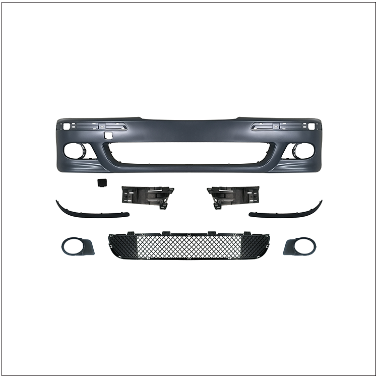 ABS Material Auto Front Bumper Kit For Bmw 5 Series E39 Front Bumper Body Kit M5 Style Accessories 1995-2004