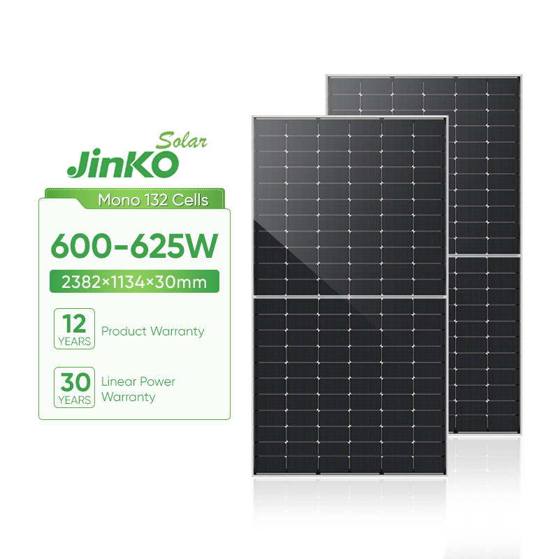 jinko solar panel n-type 600W 605W 610W 615W 620W 625W jinko tiger neo n-type solar panel bifacial pv panel array