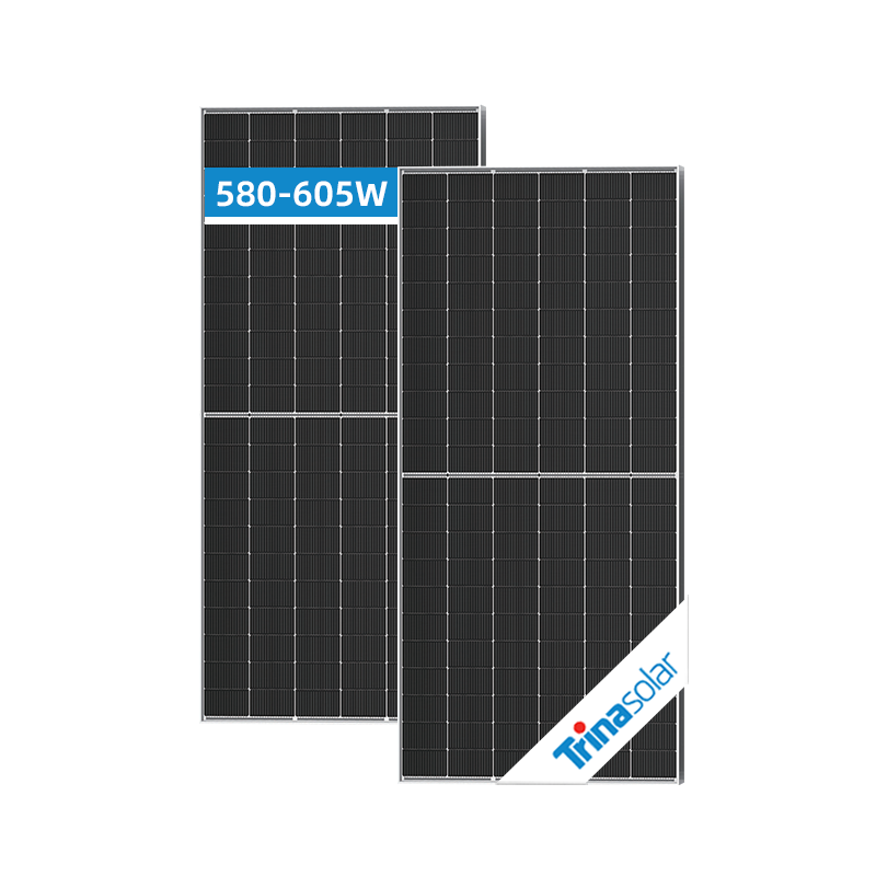 Trina Solar Panels with dual glass n type 585w 590w 595w 600w 605w 610Watts Mono Photovoltaic Modules Solar Panels Manufacturers