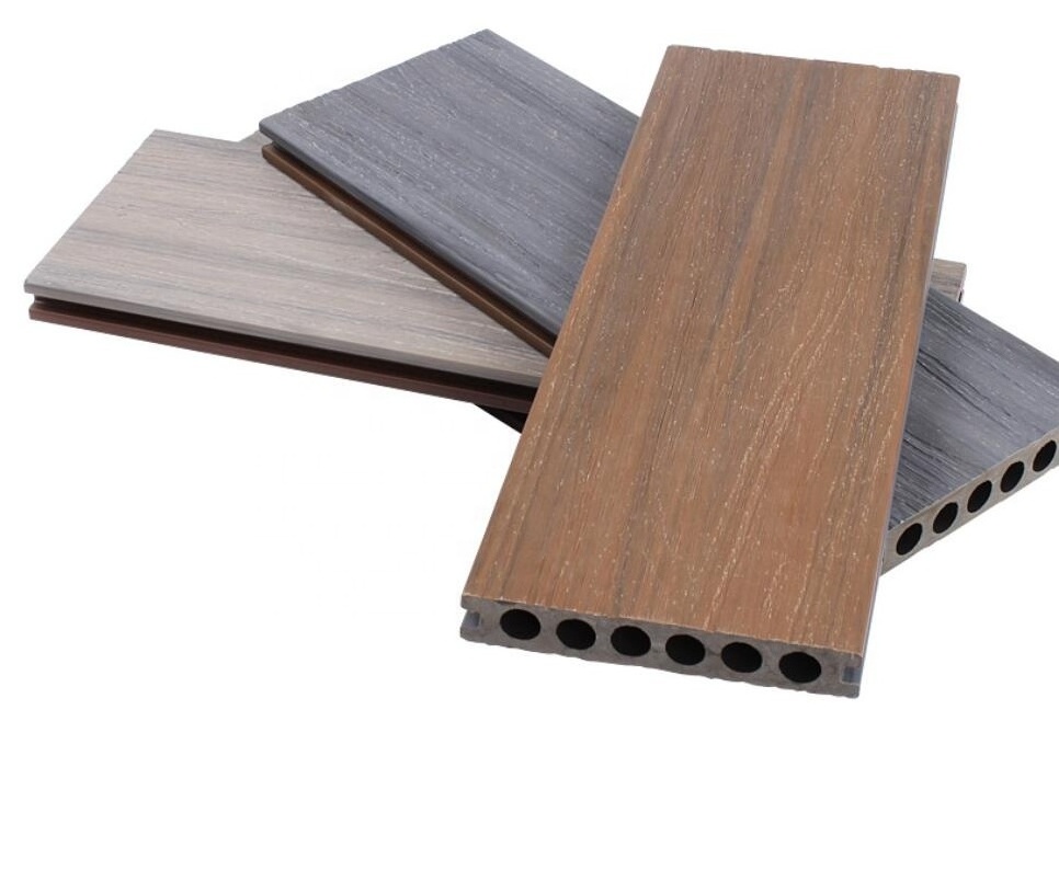 New Co-Extrusion Composite Decking WPC Waterproof Capped Decking Composite Flooring