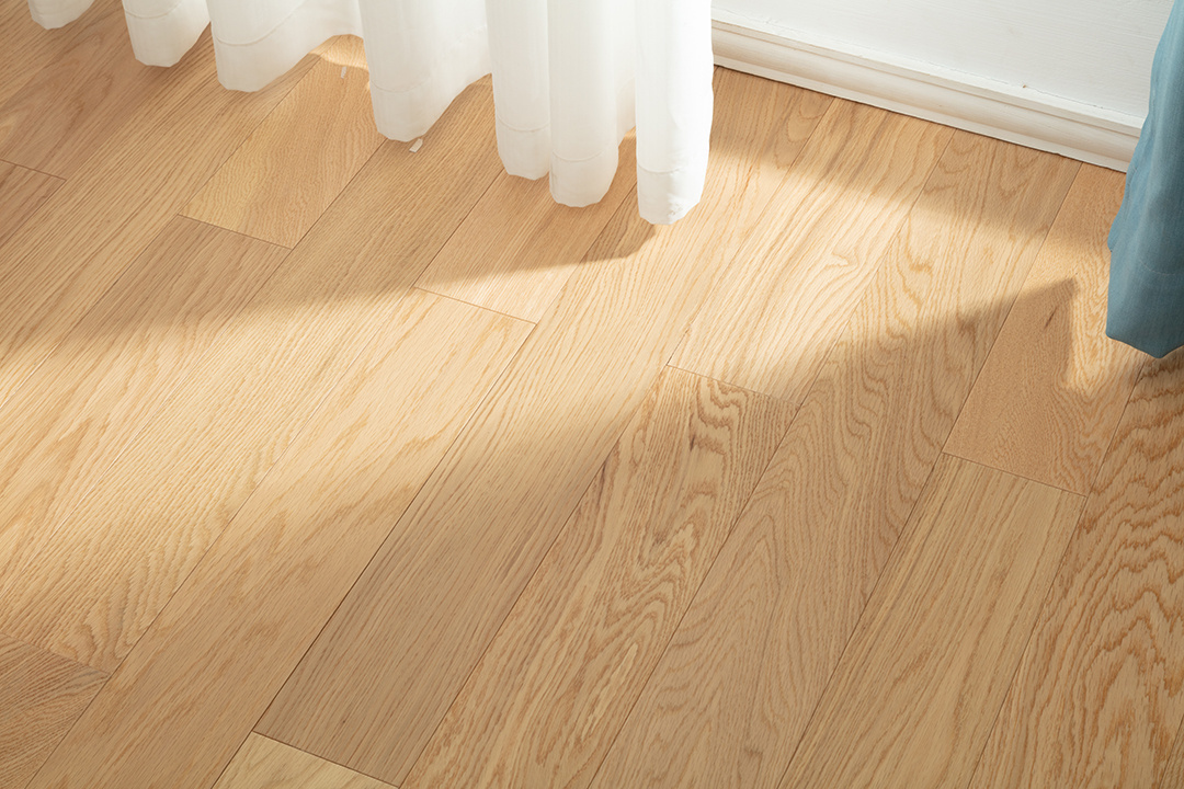 Waterproof Durable Engineered White  European Oak timber parquet Solid  Hardwood Wood Indoor Flooring