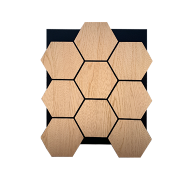 3D Mdf wood Pet Strip Sound-Absorbing fluted panel Acoustic Board Solid oak Wooden soundproof Slat Panel For Wall Panels ceiling