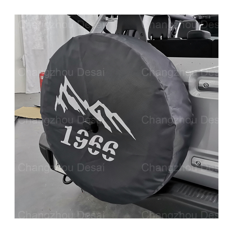 2021 2022 2023 Car accessories Weatherproof Tyre Cover Oxford cloth 32 inches Spare Tire Wheel Protector Cover For Ford Bronco