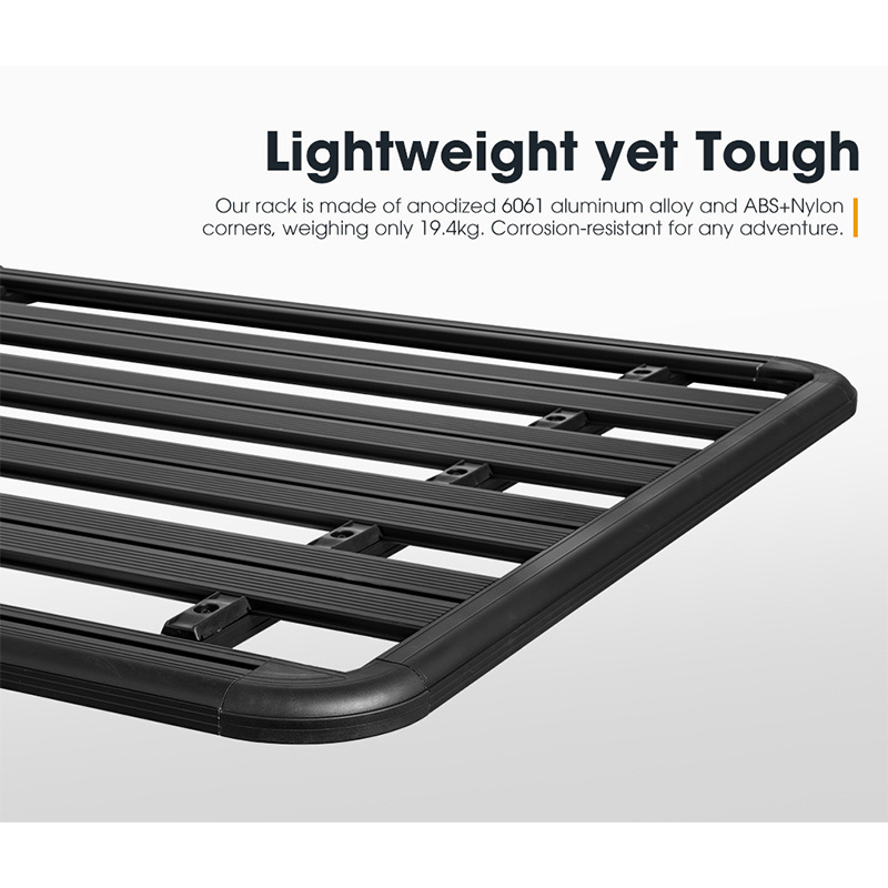 Sleek Design Lightweight and Durable High-Quality Aluminum Alloy Luggage Rack Roof Rack With Lights for Ford Ranger