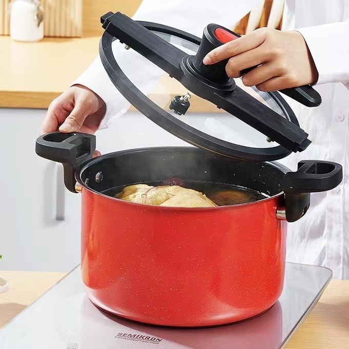 Hot Selling Micro Pressure Cooker Home Stainless Steel Stew Pots Low Pressure Nonstick Cookware Induction Pressure Cooker