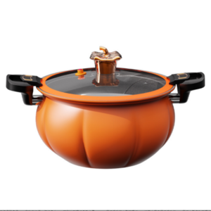 Fashion Pumpkin Shape  Non Stick Multifunction Kitchen Cooking Stewing Micro Pressure Pots Cookware Soup Stock Pot