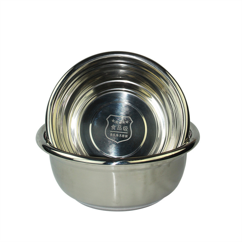 Kitchenware Widely Applicable Multi-size Stainless Steel Wash Bowl Basin For Washing Rice Vegetable