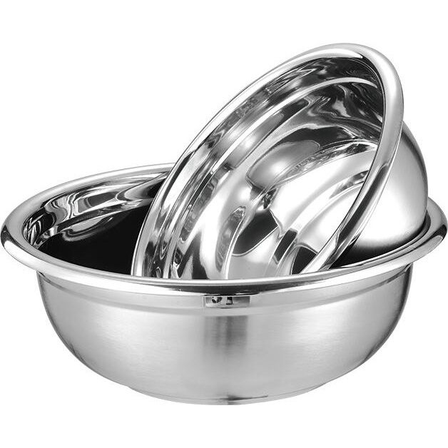 Kitchenware Widely Applicable Multi-size Stainless Steel Wash Bowl Basin For Washing Rice Vegetable